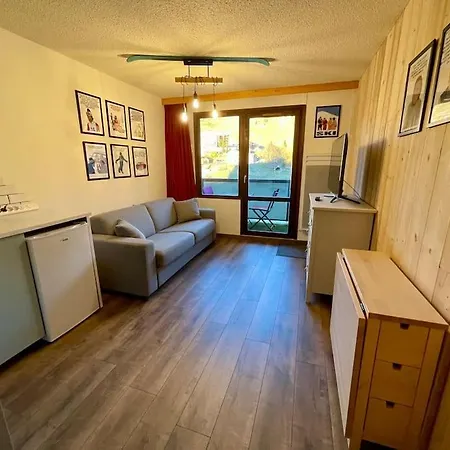 Studio Moderne Avec Balcon Et Parking Couvert - Famille De 4 Ou Couple Chamrousse Exterior foto