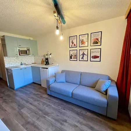 Studio Moderne Avec Balcon Et Parking Couvert - Famille De 4 Ou Couple Chamrousse Exterior foto